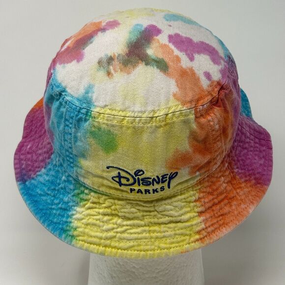 Walt Disney Parks Tie Dye Bucket Hat Mickey Mouse Fishermans Hat Pail Hat Adult - Picture 3 of 9